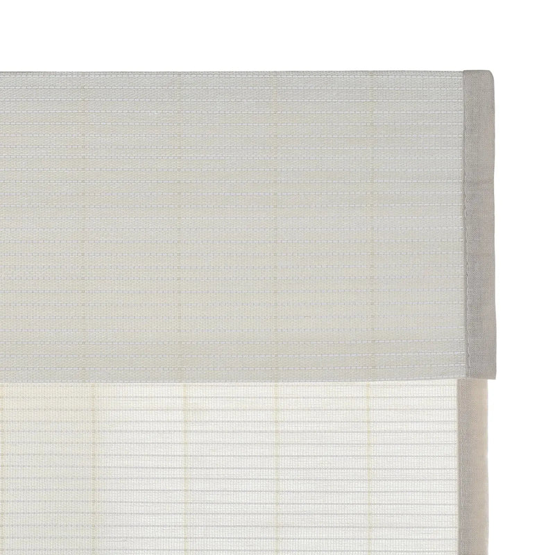 Natural Flax Bamboo Woven Blind - Eggshell TWOPAGES CURTAINS