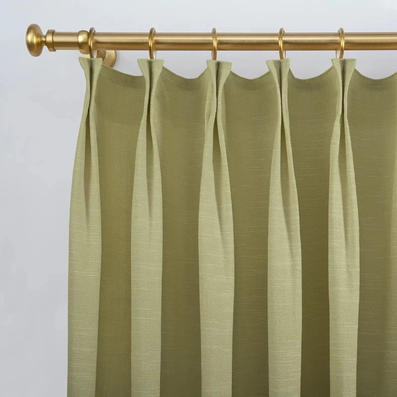 Jawara Luxury Linen Cotton Curtain Pleated-?-TWOPAGES