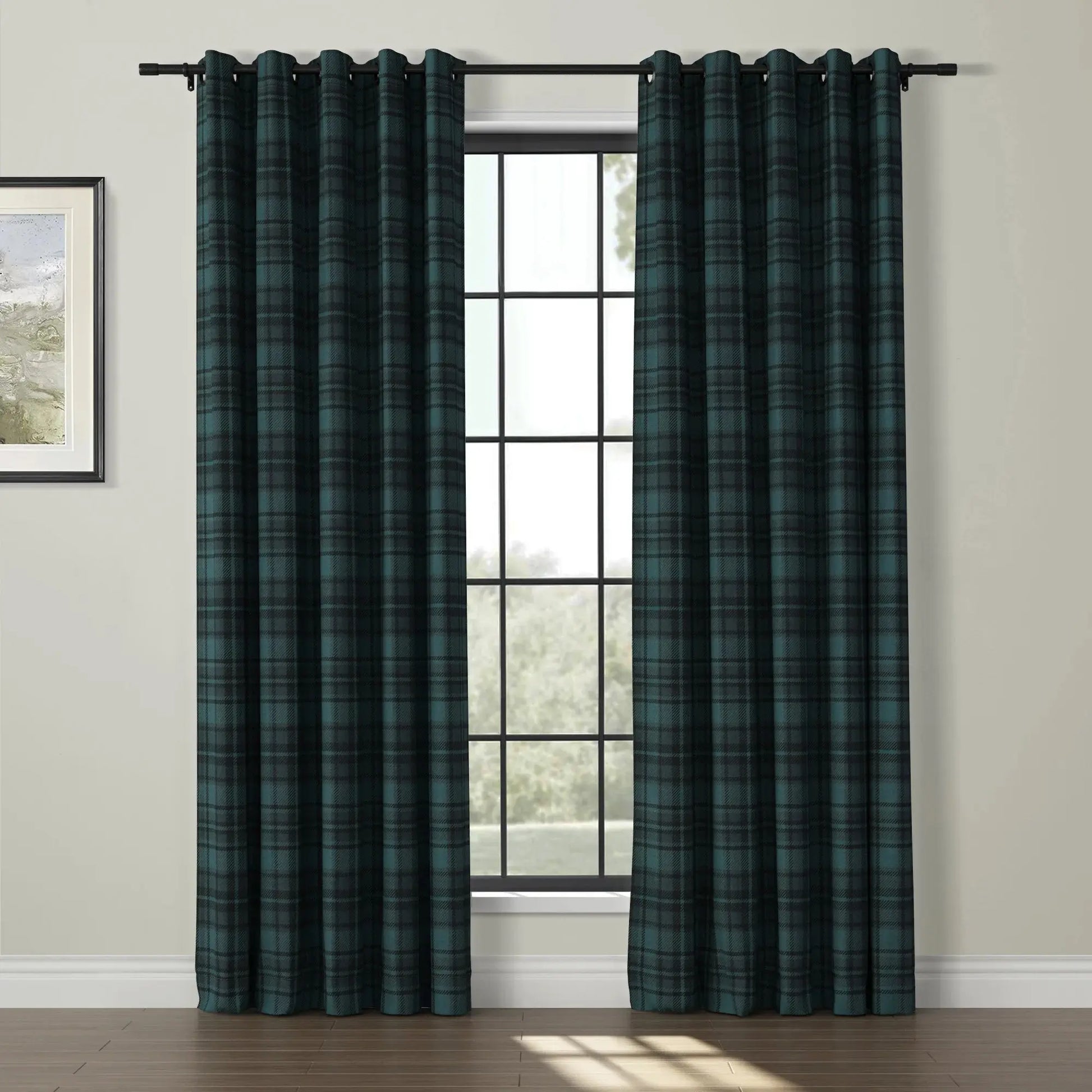 Sara Le Print Linen Drapery Grommet TWOPAGES