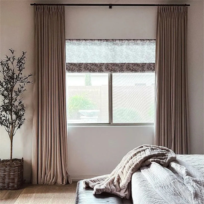 Sara Le Printed Roman Shade Cordless TWOPAGES