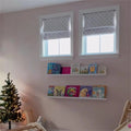 Stefana Silber Printed Cordless Roman Blind TWOPAGES