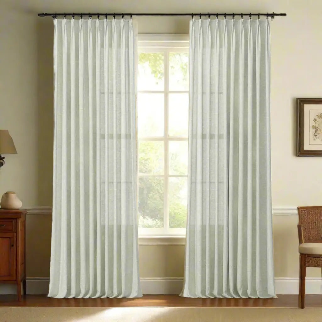 Holly Botanical Boho Drapery Pleated (52 inches Width Limit)?-TWOPAGES