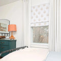 Stefana Silber Printed Roman Blind Cord Lift?-TWOPAGES