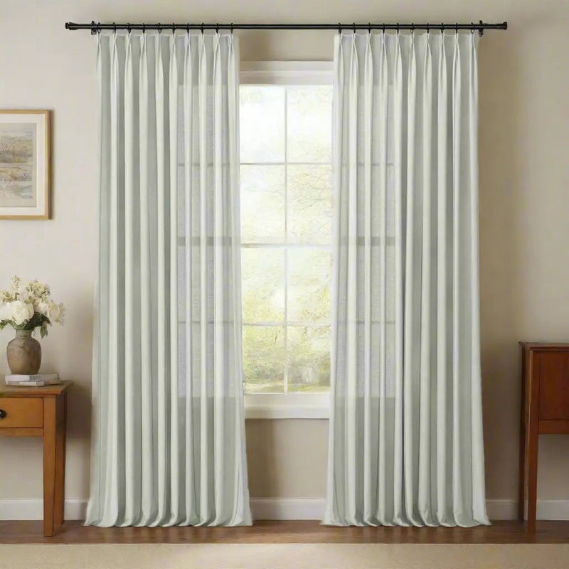 Holly Botanical Boho Drapery Pleated (52 inches Width Limit)?-TWOPAGES
