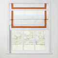 Tyrone Cordless Roman Shade with Border TWOPAGES