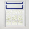 Tyrone Cordless Roman Shade with Border TWOPAGES