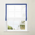 Tyrone Roman Shade with Border Cord Lift -TWOPAGES