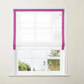 Tyrone Roman Shade with Border Cord Lift -TWOPAGES
