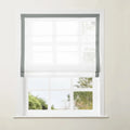 Tyrone Roman Shade with Border Cord Lift -TWOPAGES