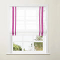 Tyrone Roman Shade with Border Cord Lift -TWOPAGES
