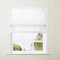 Tyrone Cordless Roman Shade with Border -TWOPAGES