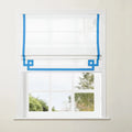 Tyrone Cordless Roman Shade with Border -TWOPAGES