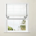 Tyrone Cordless Roman Shade with Border -TWOPAGES