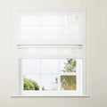 Tyrone Cordless Roman Shade with Border -TWOPAGES