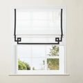 Tyrone Cordless Roman Shade with Border -TWOPAGES