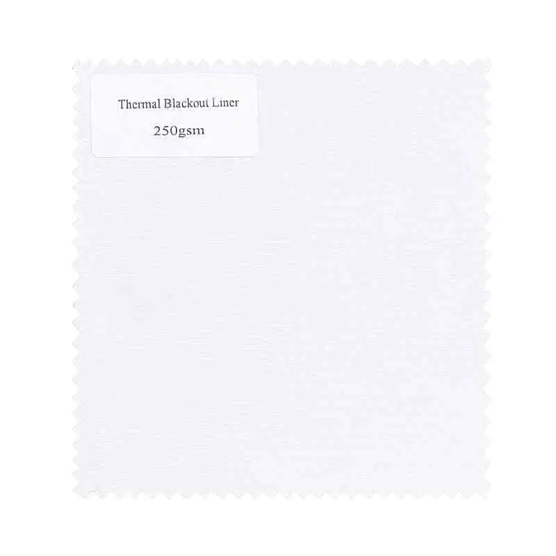 Thermal blackout lining fabric sample, 250 gsm