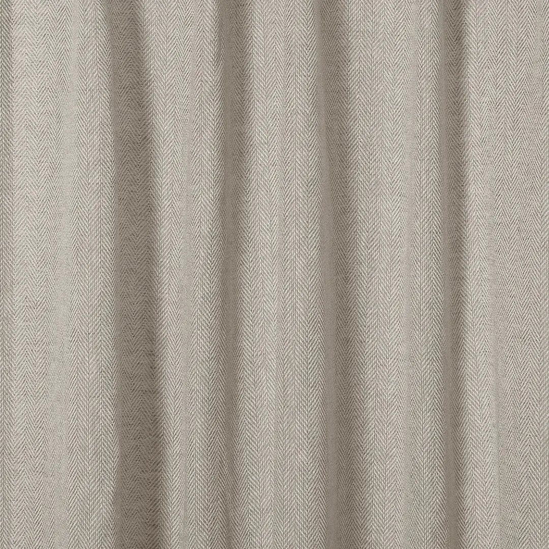 Ron Linen Herringbone Custom Curtain Pleated?-TWOPAGES