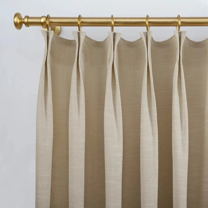 Jawara Luxury Linen Cotton Curtain Pleated-?-TWOPAGES