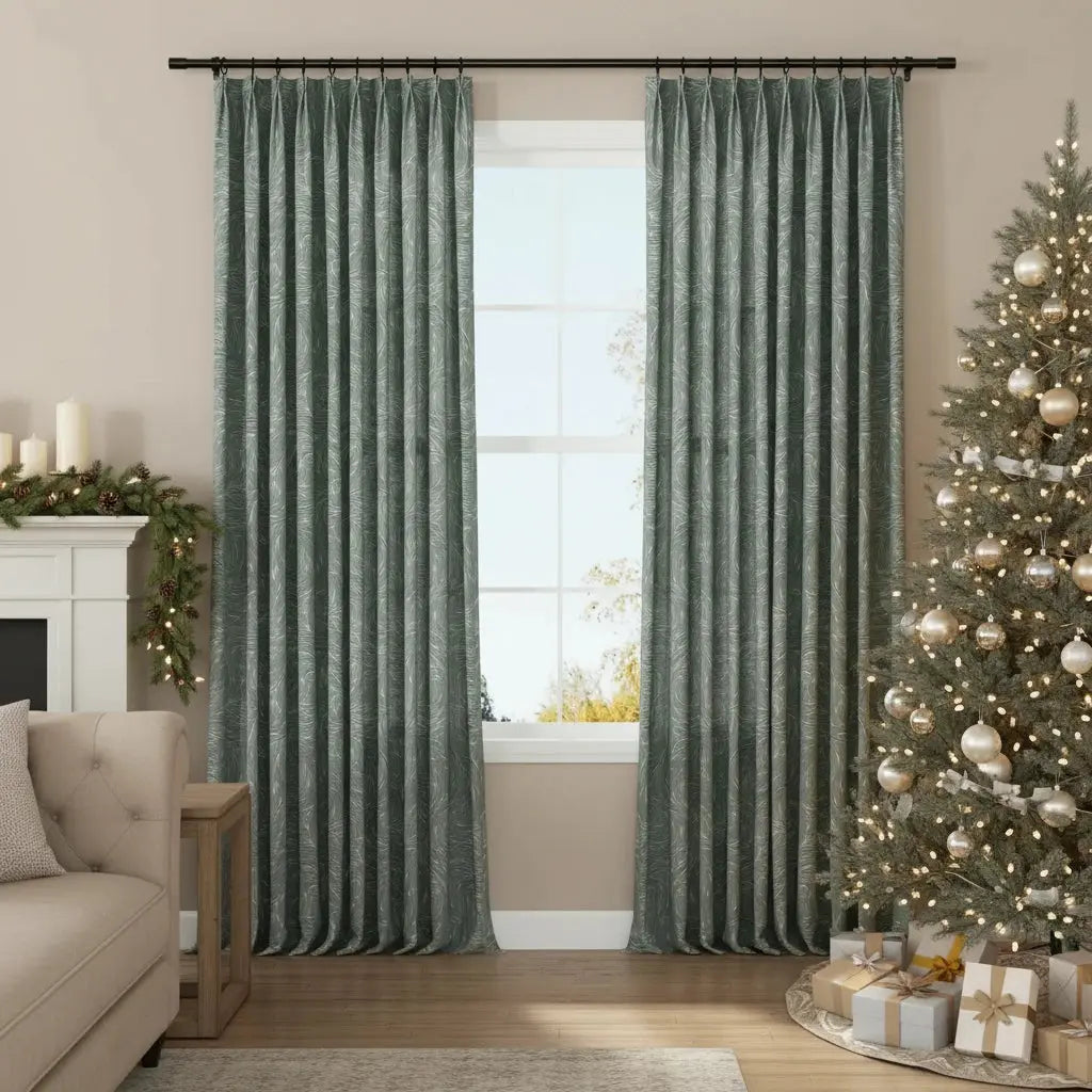 Holly Botanical Boho Drapery Pleated (52 inches Width Limit)-?-TWOPAGES