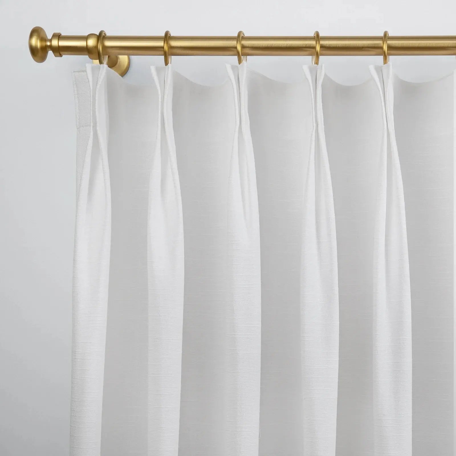 Jawara Luxury Linen Cotton Curtain Pleated-?-TWOPAGES