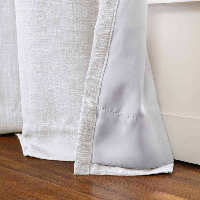 Kyla Lightweight Faux Linen Drapery Grommet TWOPAGES