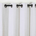 Kyla Lightweight Faux Linen Drapery Grommet TWOPAGES