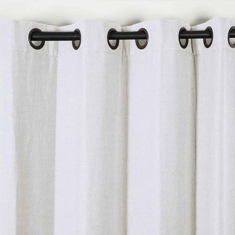 Kyla Lightweight Faux Linen Drapery Grommet TWOPAGES