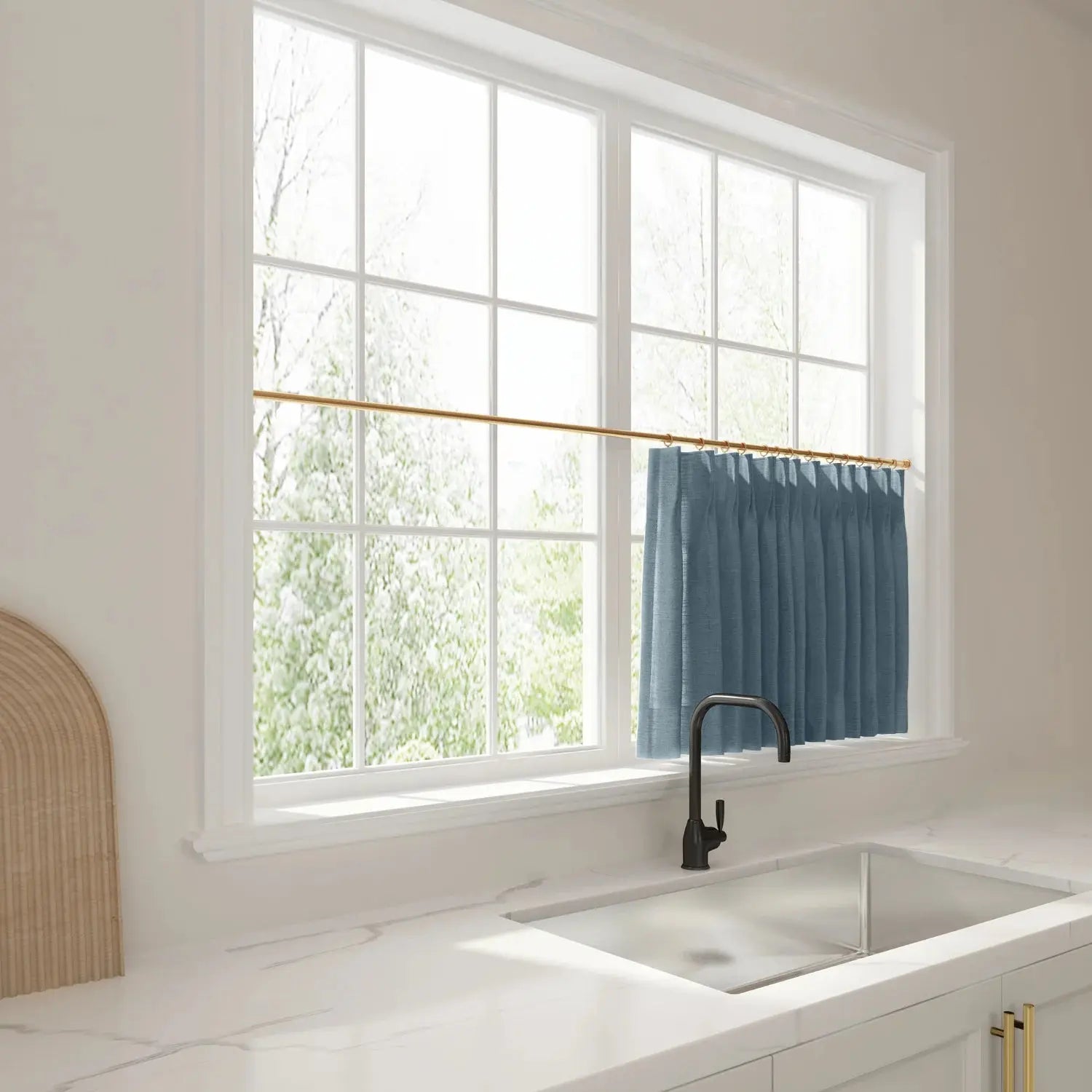 Liz Linen Pleated Cafe Curtains?-TWOPAGES