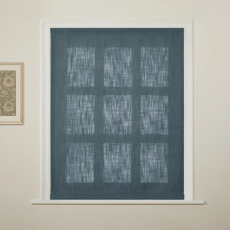 Liz Linen Flat Roman Blind Cord Lift