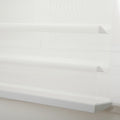 White sheer layered window Blinds with alternating translucent and textured opaque horizontal woven bands and a sleek white bottom rail providing light-filtering privacy