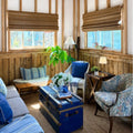 Sybil Bamboo Roman Blind - Almond-?-TWOPAGES CURTAINS