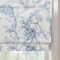 Holly Botanical Boho No-Drill Flat Fold Roman Blind Cordless