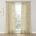Sabrina Ramkhelawan Canyon Grove Cotton Print Drapery Pleated-?-TWOPAGES CURTAINS