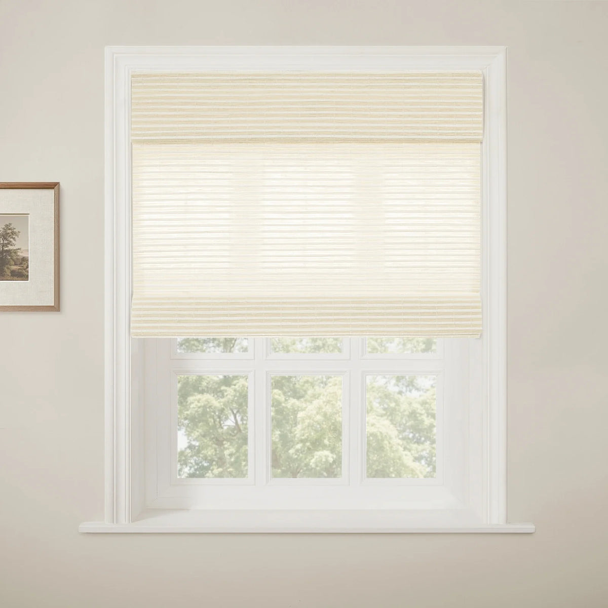 Rae Natural Ramie Jute Woven Wood Shades - Series W