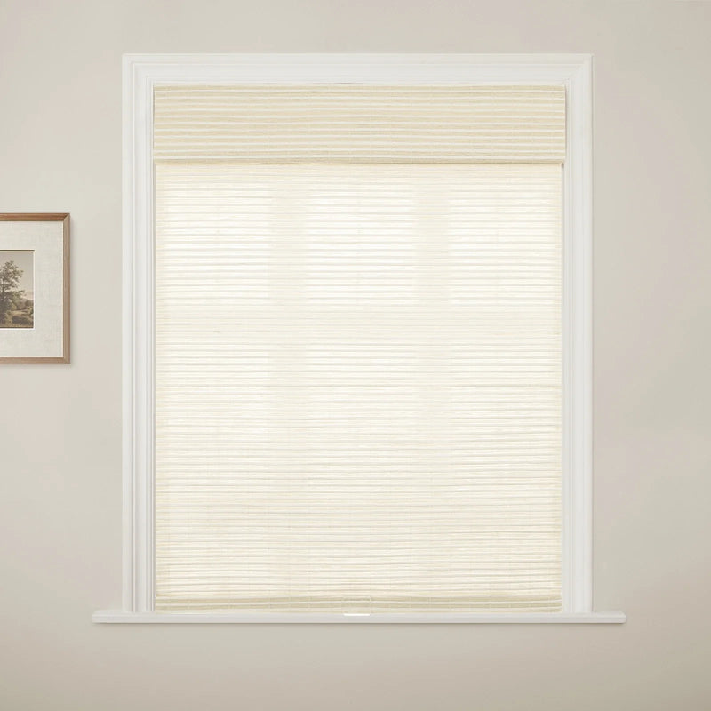 Rae Natural Ramie Jute Woven Wood Shades - Series W