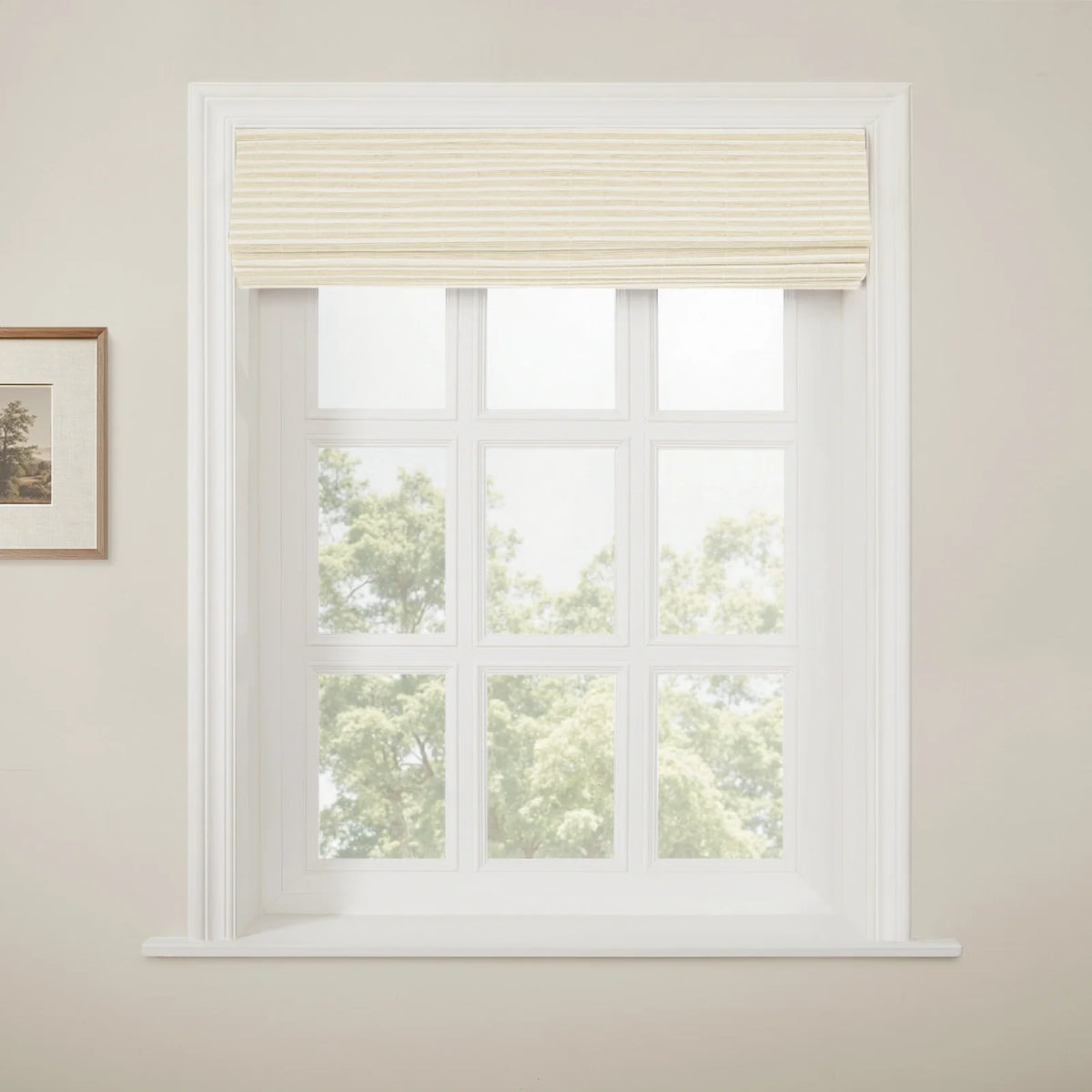 Rae Natural Ramie Jute Woven Wood Shades - Series W