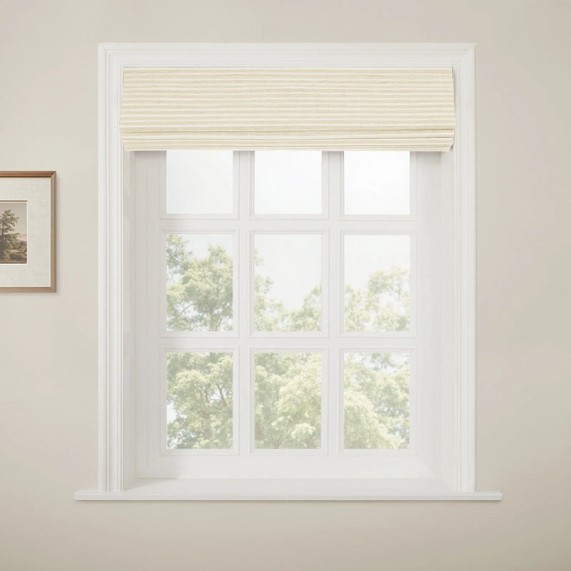 Rae Natural Ramie Jute Woven Wood Shades - Series W
