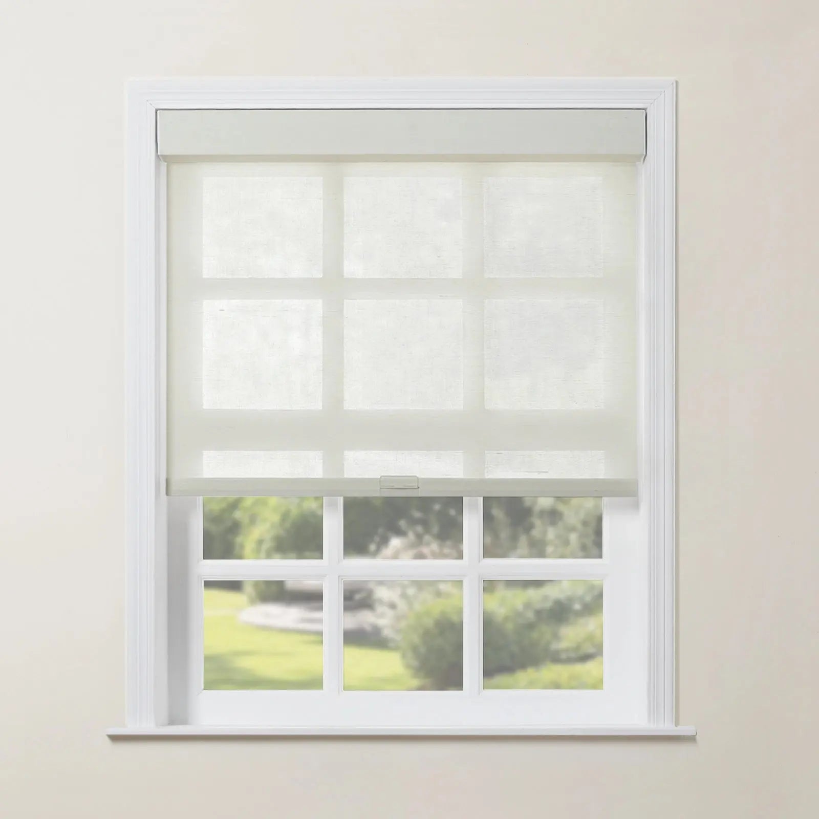 Rae Natural Jute Woven Wood Roller Blinds Cordless-?-TWOPAGES