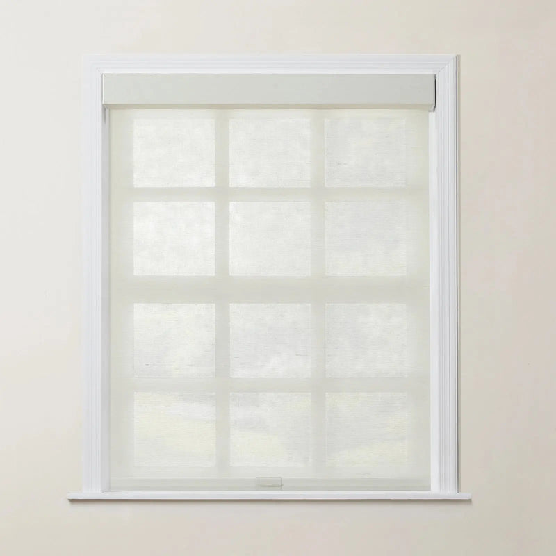 Rae Natural Jute Woven Wood Roller Blinds Cordless-?-TWOPAGES