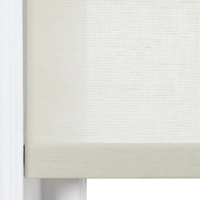 Rae Natural Jute Woven Wood Roller Blinds Cordless-?-TWOPAGES