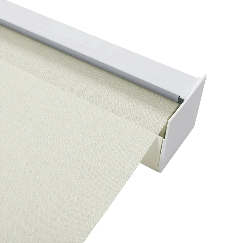 Rae Natural Jute Woven Wood Roller Blinds Cordless-?-TWOPAGES