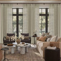 Arno Single Decorative Curtain Rod with Rings-?-TWOPAGES