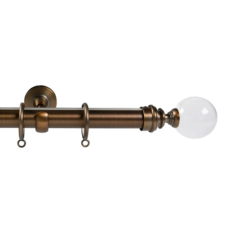 Arno Single Decorative Curtain Rod with Rings?-TWOPAGES