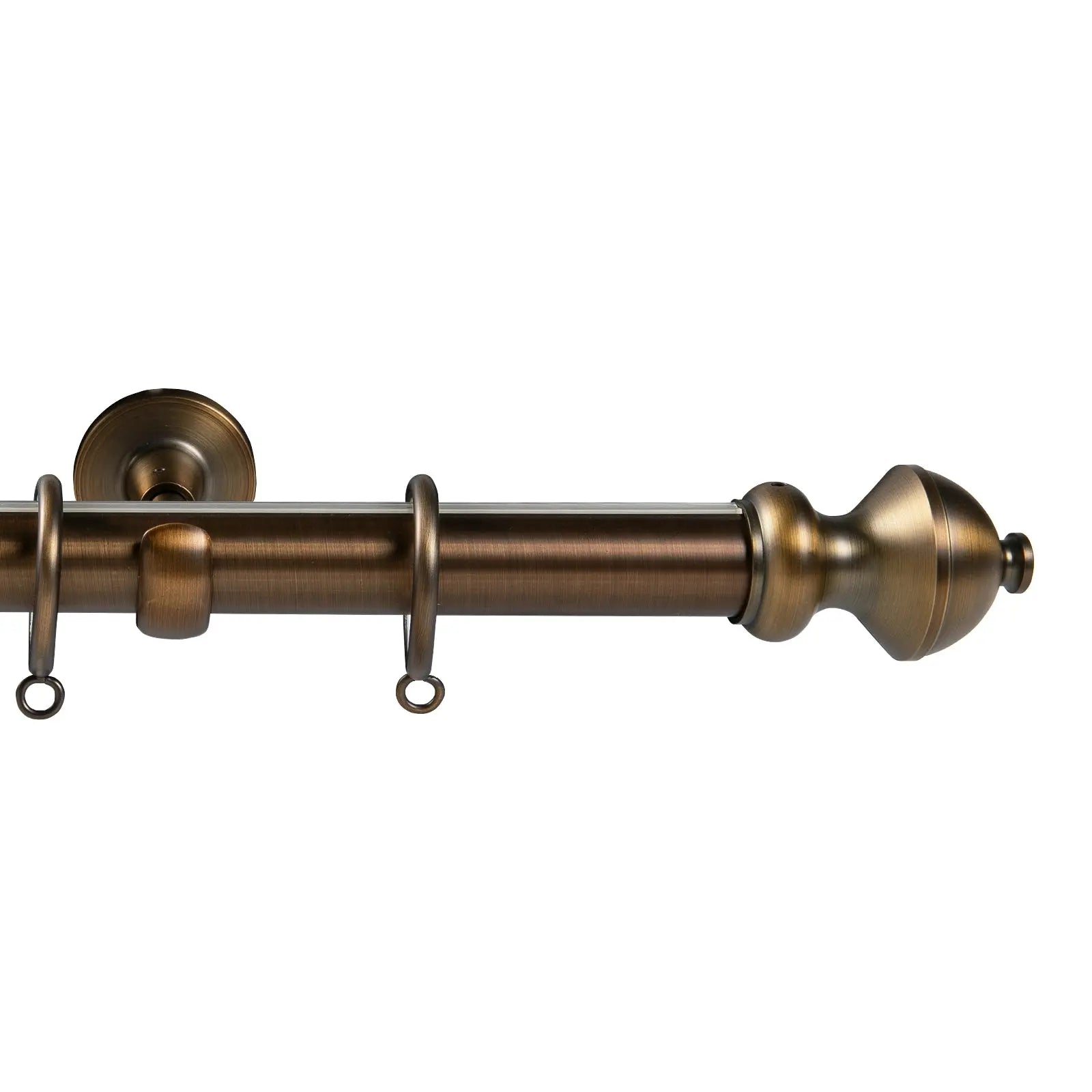 Arno Single Decorative Curtain Rod with Rings?-TWOPAGES