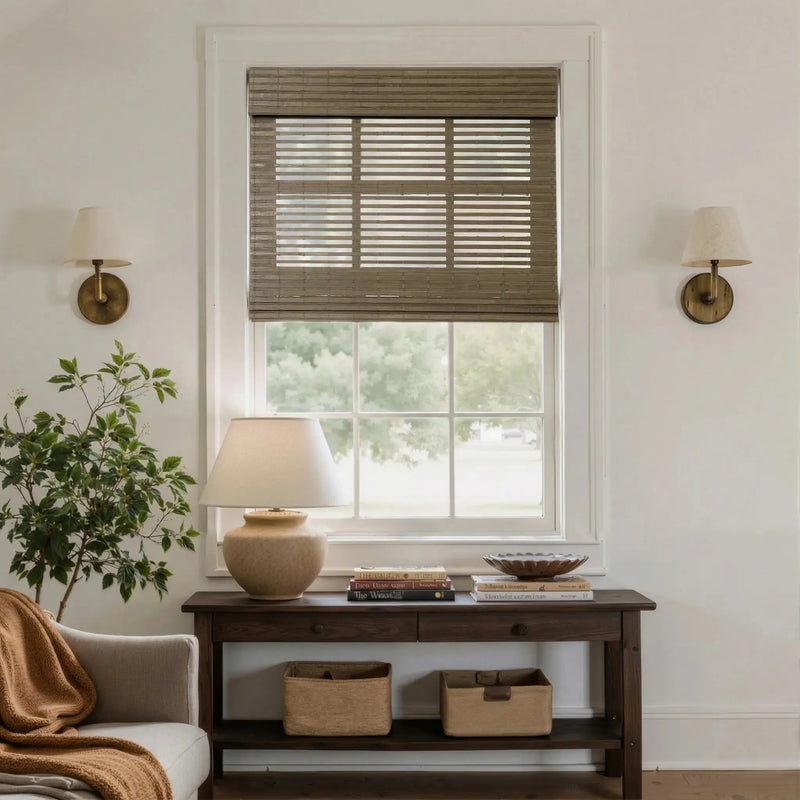 Rae Natural Bamboo Woven Blinds - Series S-?-TWOPAGES CURTAINS