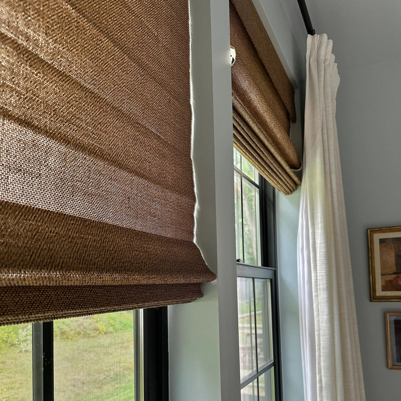 Rae Natural Ramie Bamboo Woven Blinds - Series P-?-TWOPAGES CURTAINS