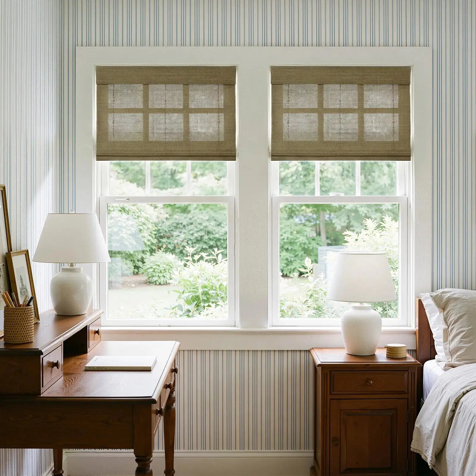 Rae Natural Ramie Bamboo Woven Blinds - Series P-?-TWOPAGES CURTAINS