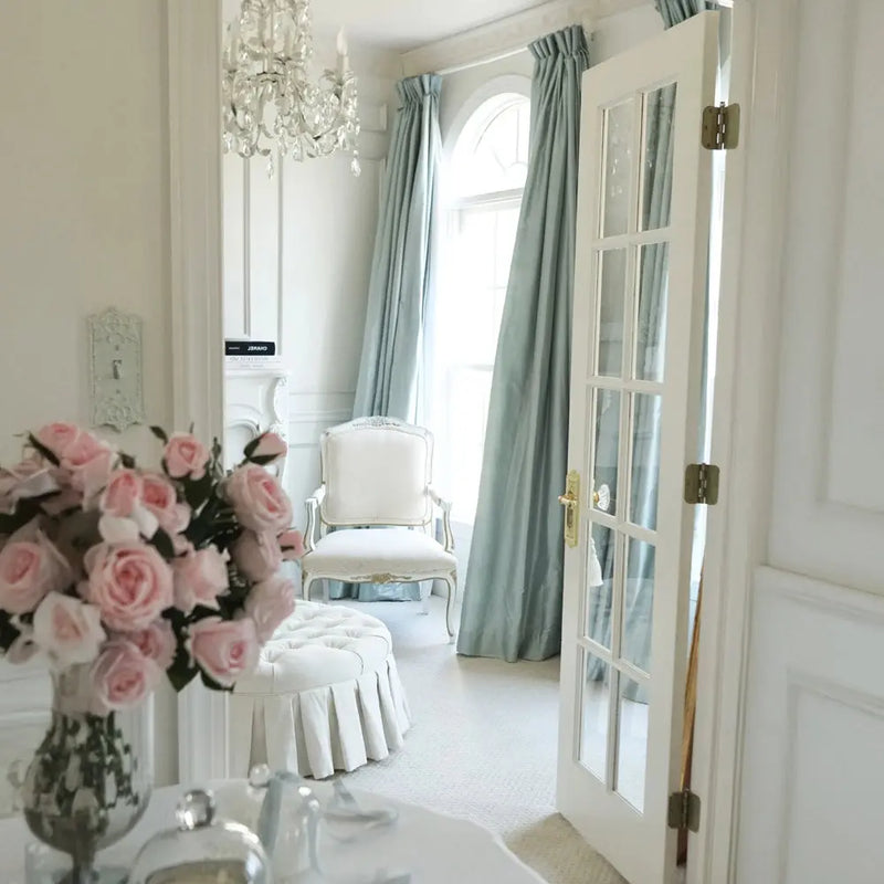 Selman Dupioni Silk Curtain Pleated?-TWOPAGES