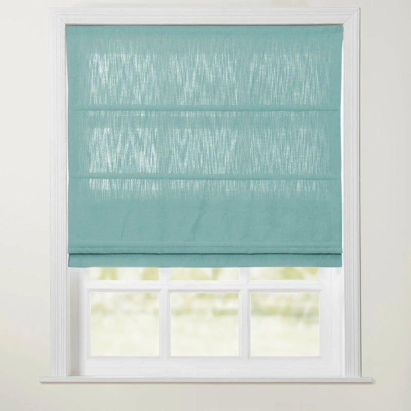 Isabella Cotton Roman Shade Cord Lift- -TWOPAGES