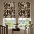 Sara Le x TWOPAGES Printed Linen Roman Blind Cordless